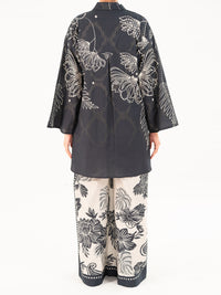 Black Cambric Kurti - AWP-SLK-844