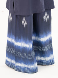 Navy Blue Cambric Trousers - AL-T-SP-767