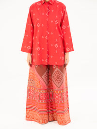 Red Cambric Kurti - AWP-LK-846