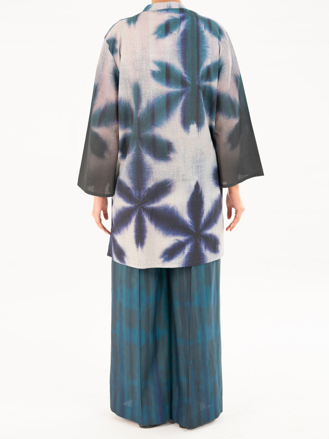 Teal Cambric Kurti - AWP-SLK-847