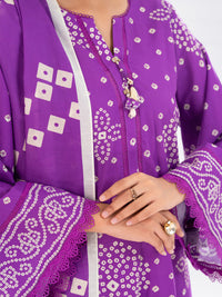 Light Purple Cambric 2Pc Unstitched - AWP-2PS-SLKD-UN-831