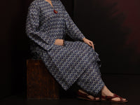 Blue Cambric 2Pc Stitched - AWP-2PS-SLKS-806