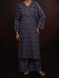 Blue Cambric 2Pc Stitched - AWP-2PS-SLKS-809