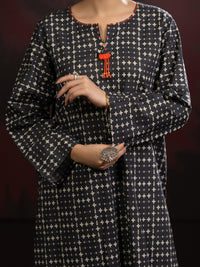 Black Cambric 2Pc Stitched - AWP-2PS-SLKS-810