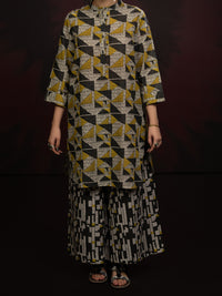 Charcoal Slub Khaddar 2Pc Stitched - AWP-2PS-LKS-811