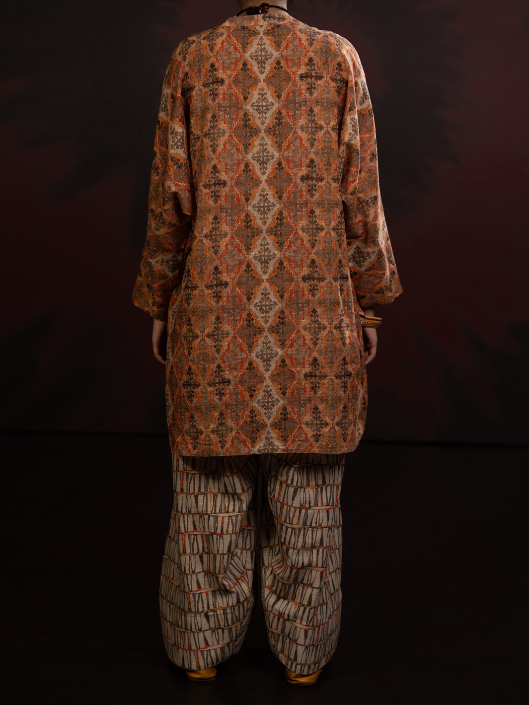 Copper Slub Khaddar 2Pc Stitched - AWP-2PS-LKS-812