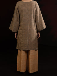Beige Slub Khaddar 2Pc Stitched - AWP-2PS-LKS-813
