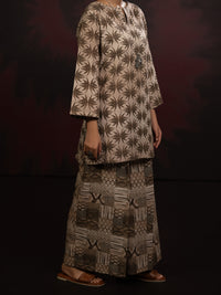 Beige Slub Khaddar 2Pc Stitched - AWP-2PS-LKS-815