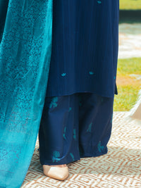 Navy Blue Cambric Trousers - AWP-T-617