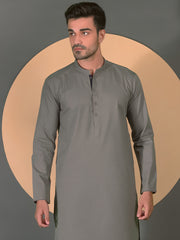 Grey Blended Men Unstitched Fabric - AL-Nizam-22