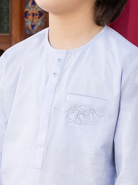 Light Purple Blended Kurta - ALBY-K-004
