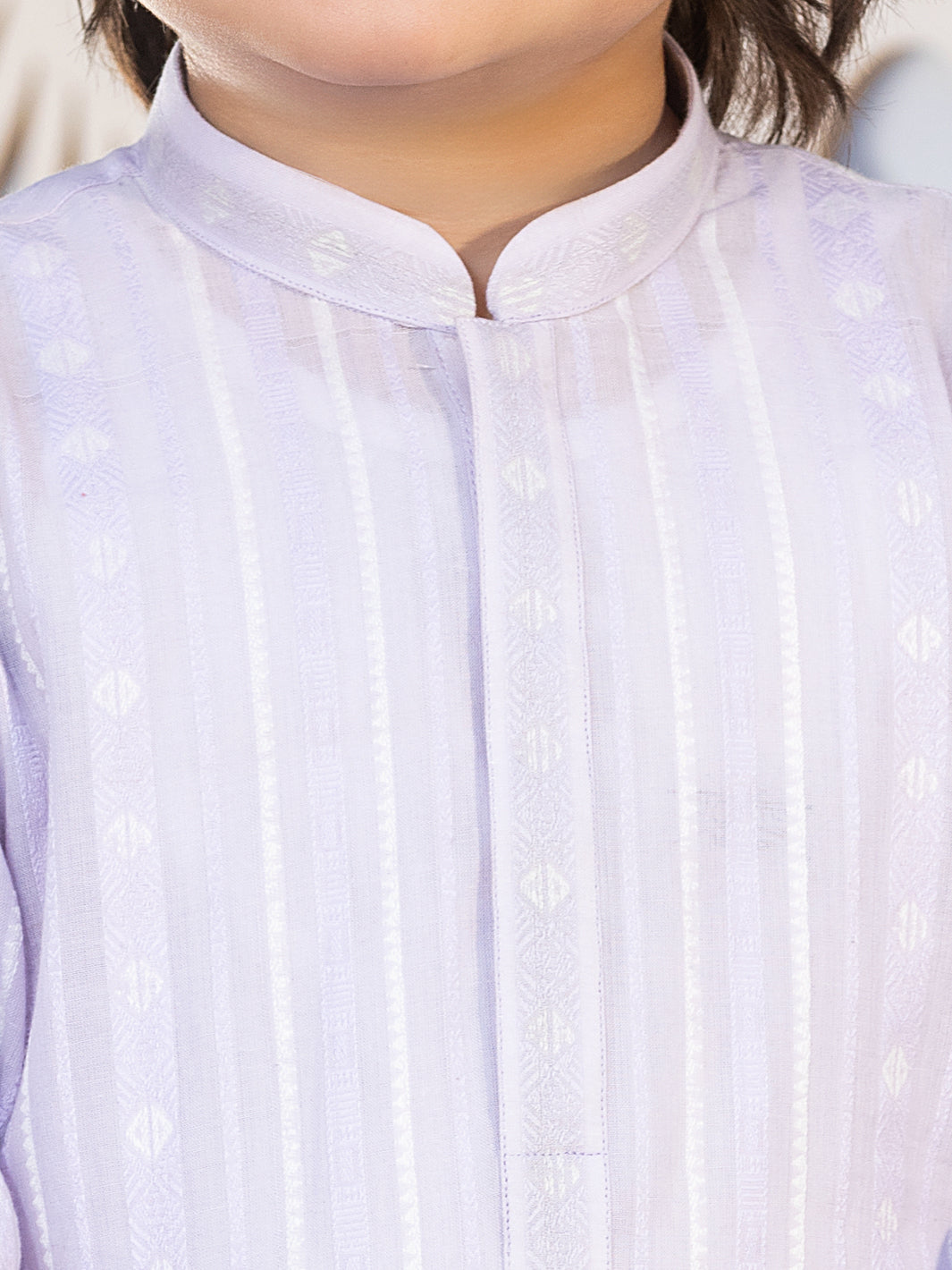 Light Purple Blended Kurta - ALBY-K-015