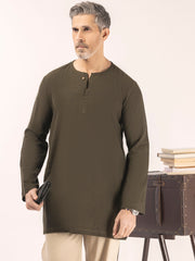 Green Blended Kurta - ALCR-K-053