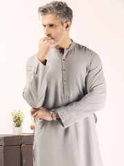 Grey Blended Kurta - ALCR-K-057