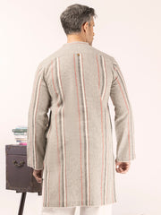 Multi Stripe Blended Kurta - ALCR-K-048