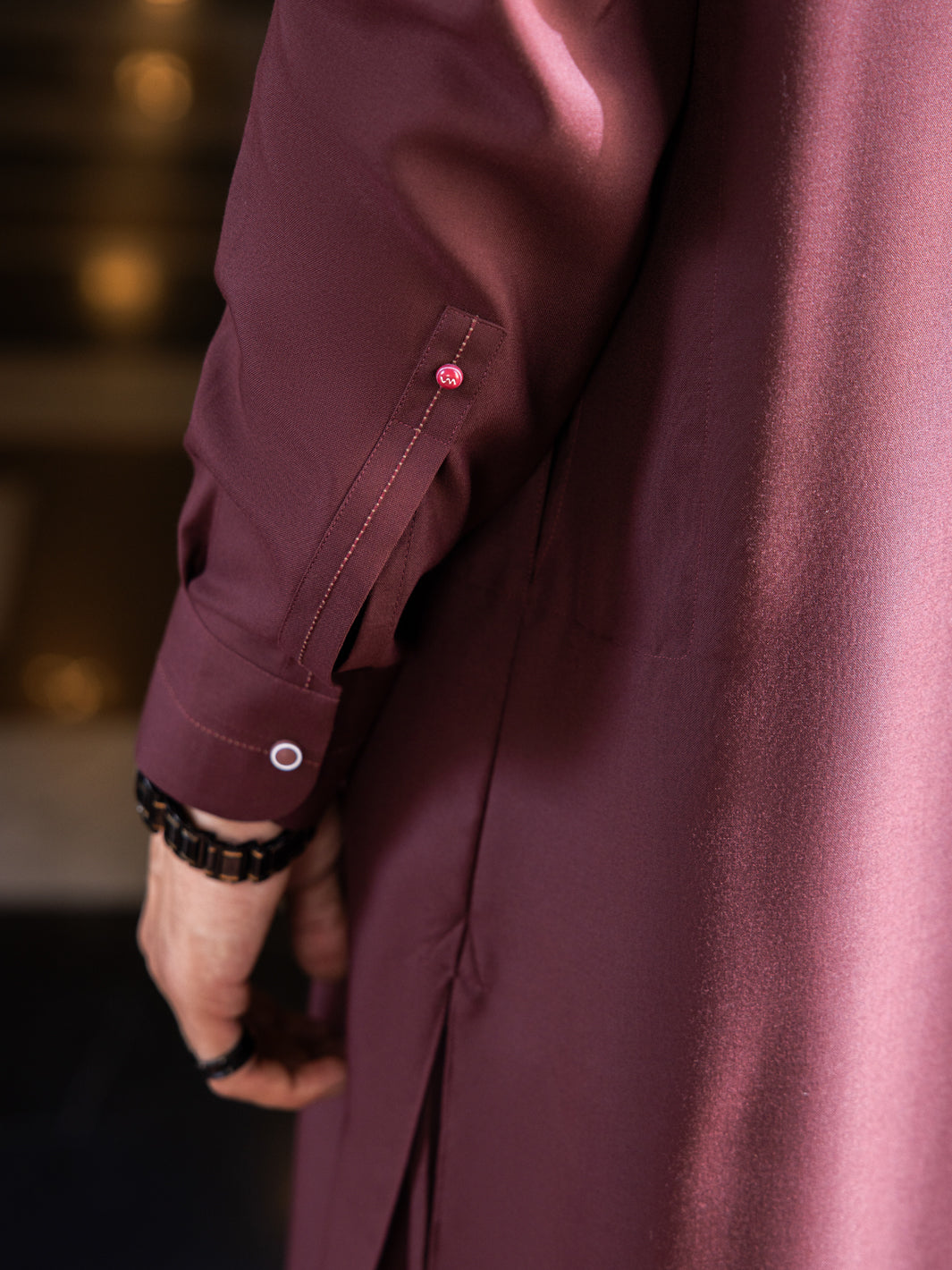 Maroon Blended Kameez Shalwar - ALWA-KS-414 - Almirah Online