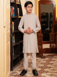 Beige Blended Kurta Trousers - ALT-KT-083