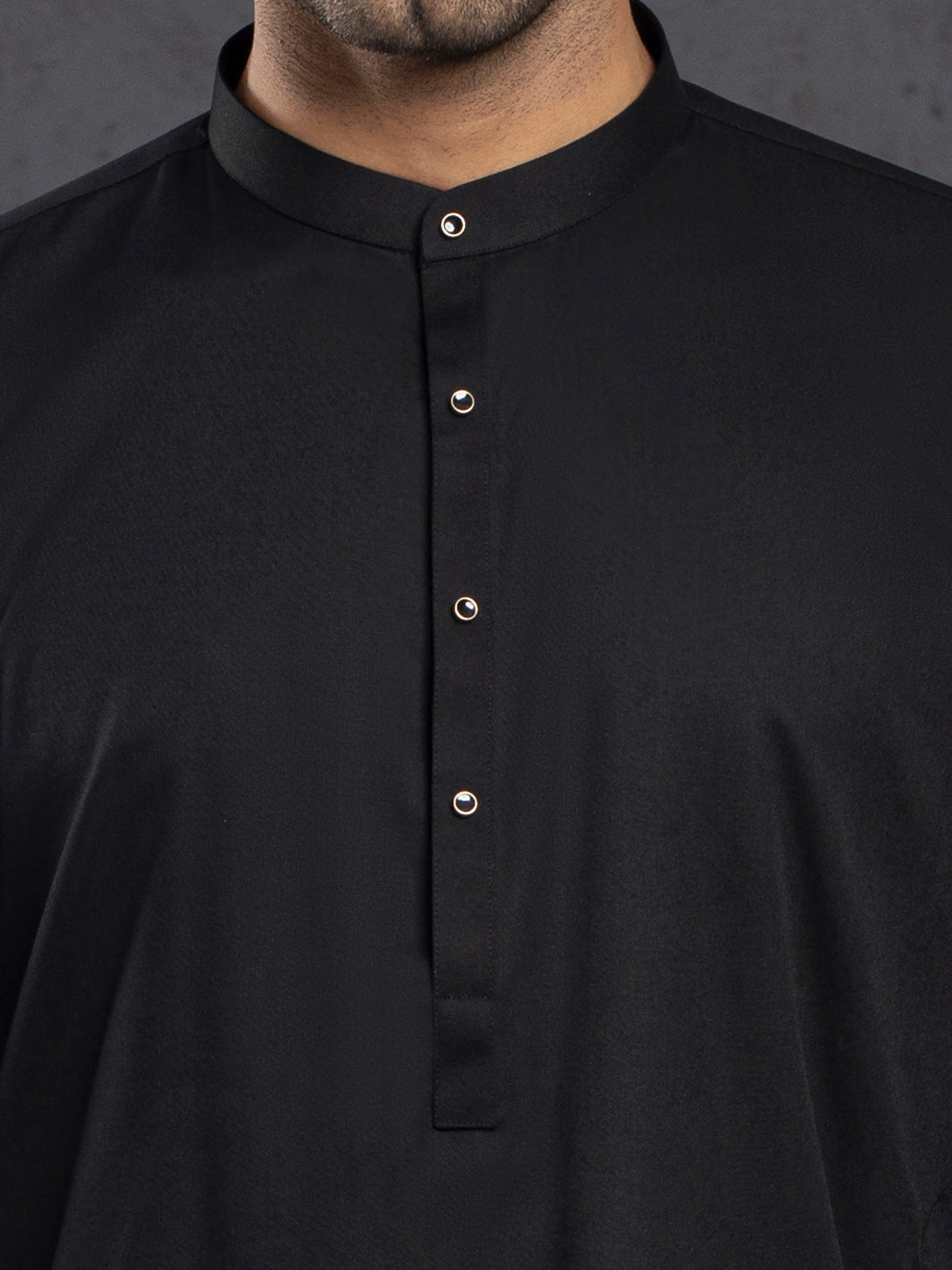 Black Plain Kurta Trousers - ALET-KT-3004
