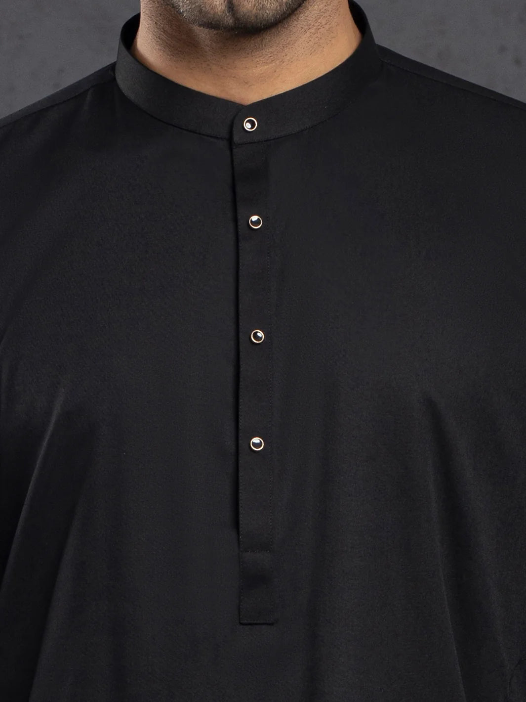 Black Plain Kurta Trouser - ALET-KT-3004-R3
