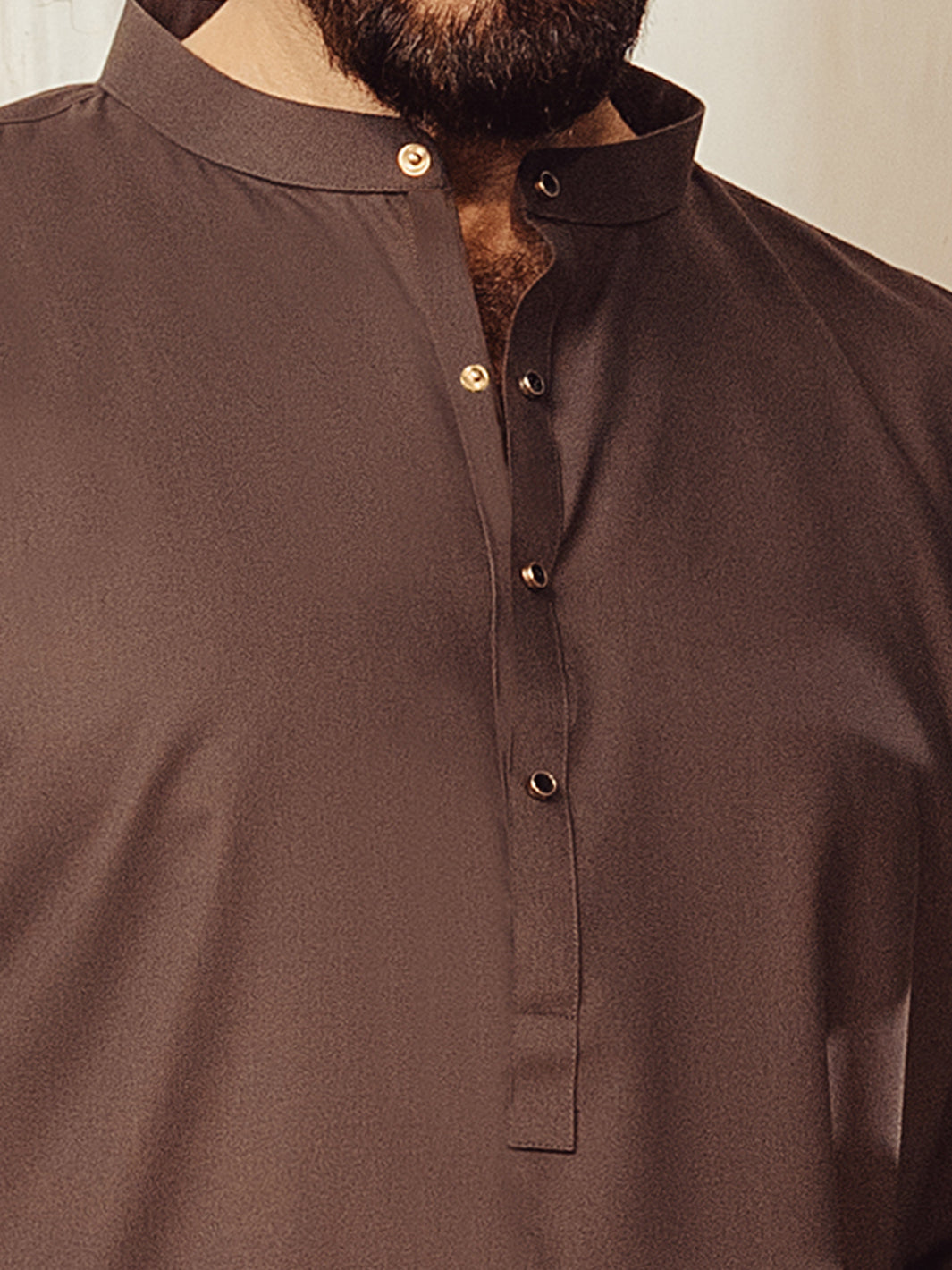 Brown Plain Kurta Trousers - ALET-KT-3005-R2