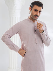 Light Pink Blended Kurta Trouser - AL-KT-3088