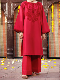 Red Lawn Kurti - AL-LK-1065
