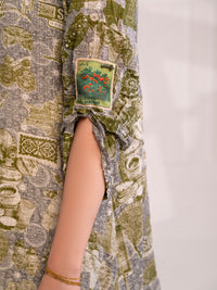 Light Green Dobby Kurti - AL-LK-1080