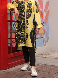 Black & White Cambric Tunic - ALP-LK-1715