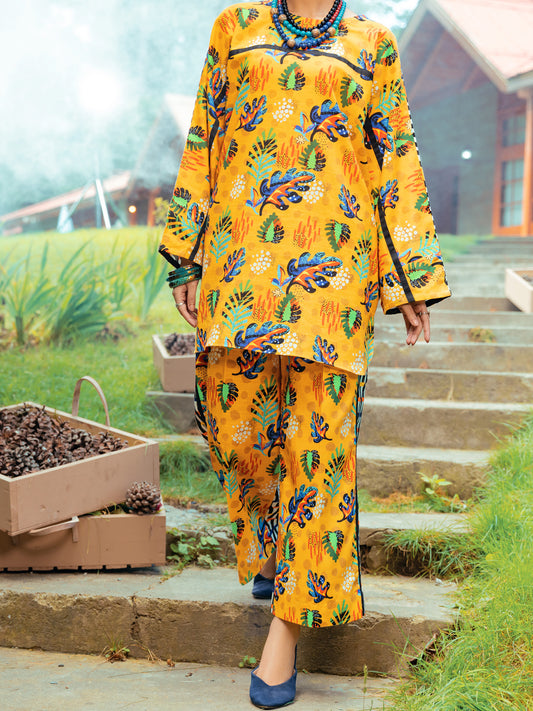 Yellow Khaddar Tunic - AWP-LK-605