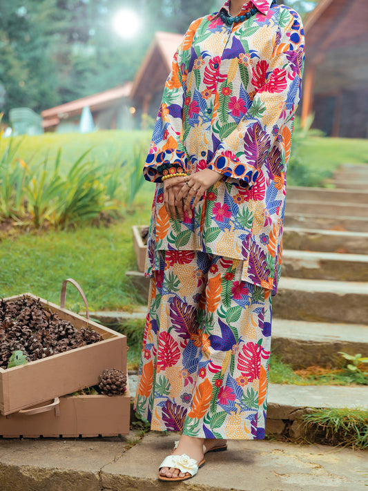 Multicolor Khaddar 2 Piece Stitched - AWP-2PS-LKS-606A