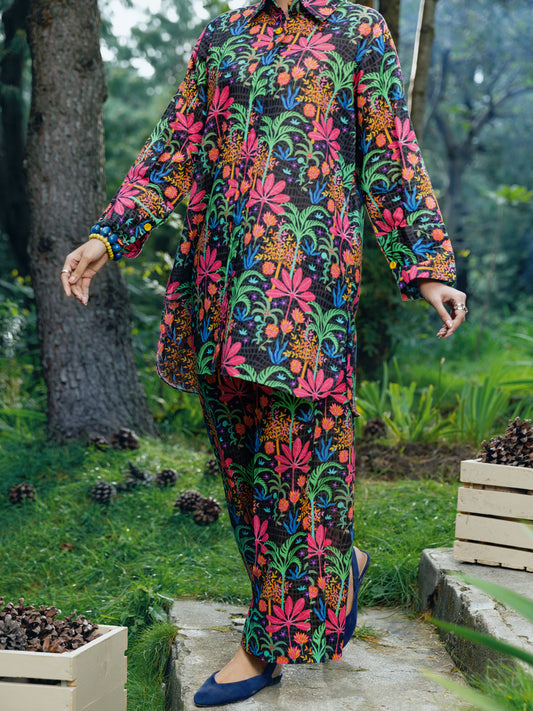 Multicolor Khaddar 2 Piece Stitched - AWP-2PS-LKS-608