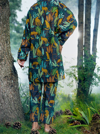 Green Khaddar Tunic - AWP-LK-609