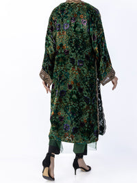 Green Burn Out Tunic - AWP-LK-637