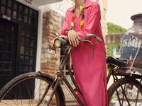 Pink Yarn Dyed Tunic - AL-LK-870