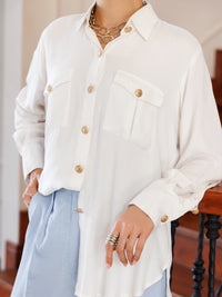 Off White Viscose Tunic - AL-LK-922