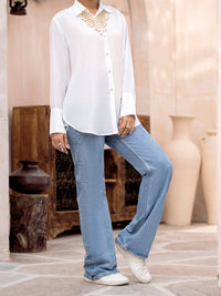 White Maple Silk Tunic - AL-LK-927