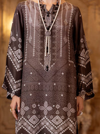 Black Thai Silk 2Pc Stitched - AL-2PS-LKS-1009