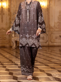 Black Thai Silk 2Pc Stitched - AL-2PS-LKS-1009