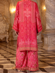 Pink Silk 2 Piece Stitched - AL-2PS-LKS-1011