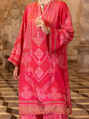 Pink Silk 2 Piece Stitched - AL-2PS-LKS-1011