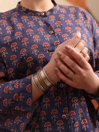 Blue Cotton 2 Piece Stitched - ALCR-2PS-LKS-1063