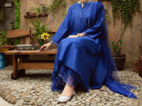 Dark Blue Modal 2Pc Stitched - ALCR-2PS-LKS-1070