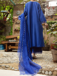 Dark Blue Modal 2Pc Stitched - ALCR-2PS-LKS-1070