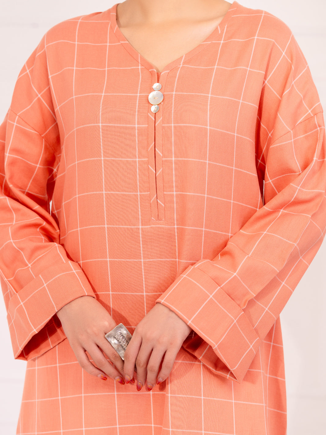Light Pink 2Pc Stitched - AL-2PS-LKS-1076