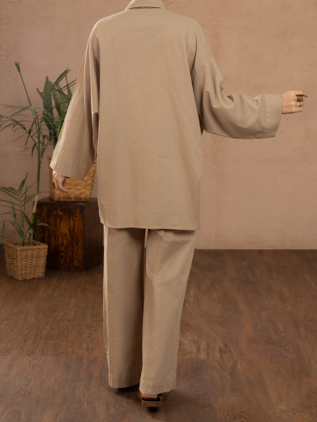 Beige Linen Tunic - ALCR-LK-1111