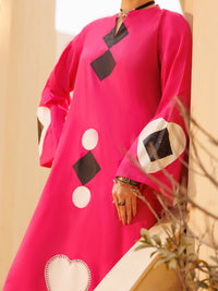 Fuchsia Lawn 2Pc Stitched - AL-2PS-LKS-1164