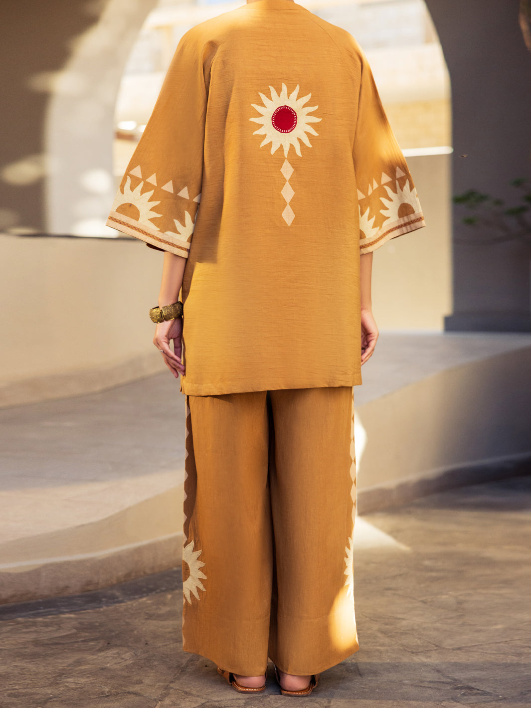 Brown Cambric 2Pc Stitched - ALP-2PS-LKS-2793