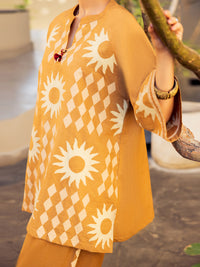Brown Cambric 2Pc Stitched - ALP-2PS-LKS-2793