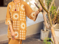 Brown Cambric 2Pc Stitched - ALP-2PS-LKS-2793