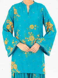 Ferozi Poly-Raw Silk 2Pc Stitched - AWP-2PS-LKS-827